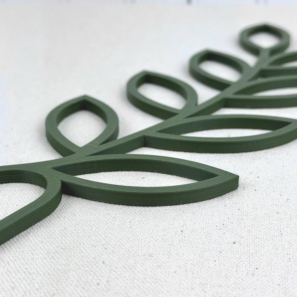 Plant Trellis, Leaf Shaped Plant Support, Indoor Garden Decor, 12.375" tall - Picture 8 of 11